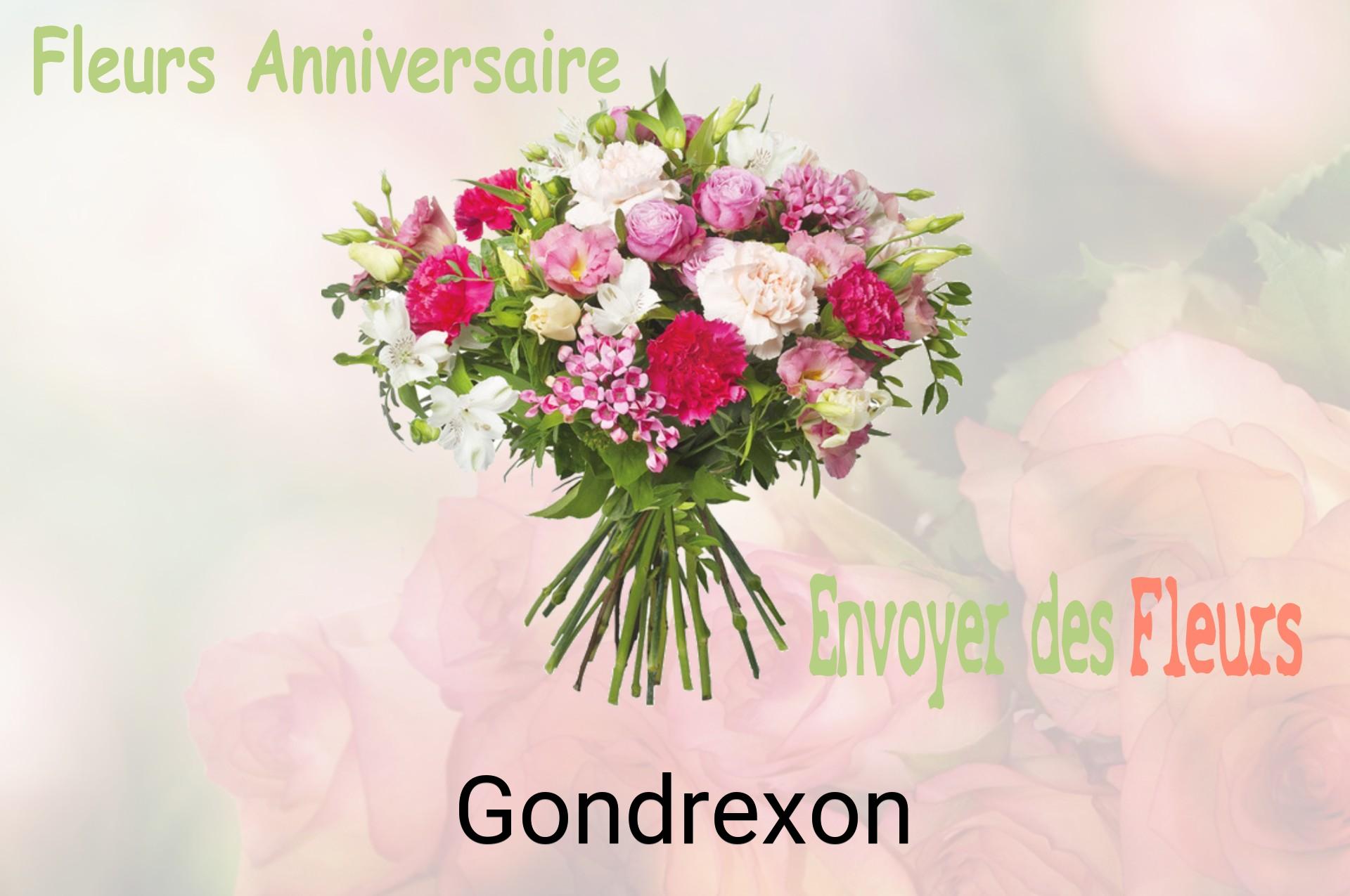 Bouquet de fleurs d’anniversaire livré à Gondrexon